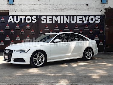 Audi A6 2.0 TFSI S Line (252hp) usado (2016) color Blanco Ibis precio $399,000