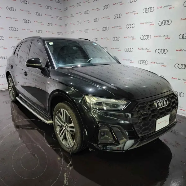 Foto Audi Q5 2.0L T S Line usado (2021) color Negro financiado en mensualidades(enganche $136,000 mensualidades desde $15,566)