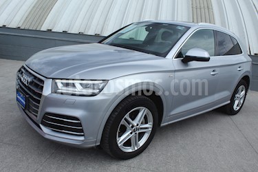 Audi Q5 45 TFSI S Line usado (2018) color Plata Metalico precio $629,000