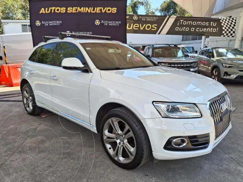 Foto Audi Q5 3.0 TFSI Elite usado (2017) color Blanco Ibis financiado en mensualidades(enganche $136,000)