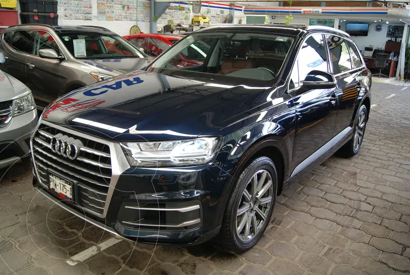 Foto Audi Q7 3.0L TFSI Elite (333Hp) usado (2017) color Azul precio $499,000