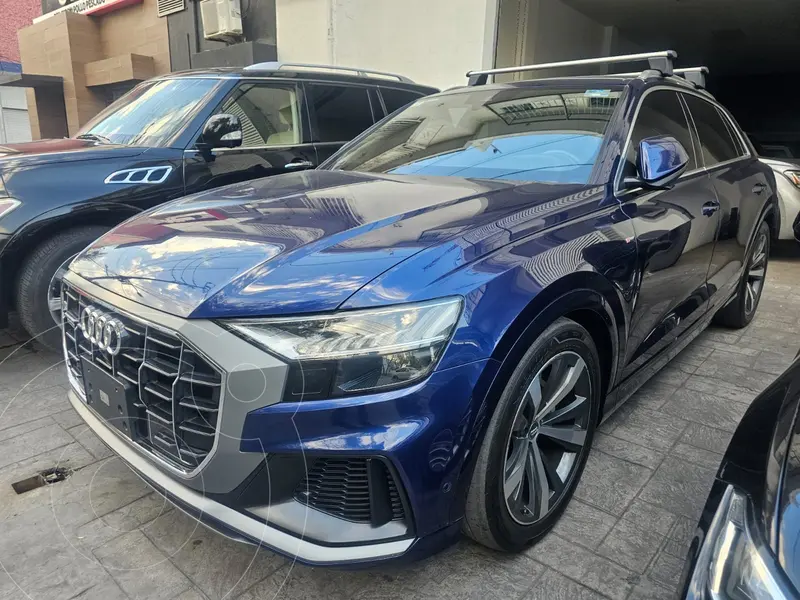 Foto Audi Q8 55 TFSI S Line usado (2019) color Azul Galaxia precio $899,900