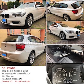 foto BMW Serie 1 3P 118iA usado (2015) color Blanco Mineral precio $230,000