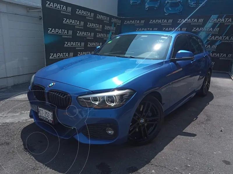 Foto BMW Serie 1 120iA M Sport usado (2019) color Azul Liquido precio $470,000