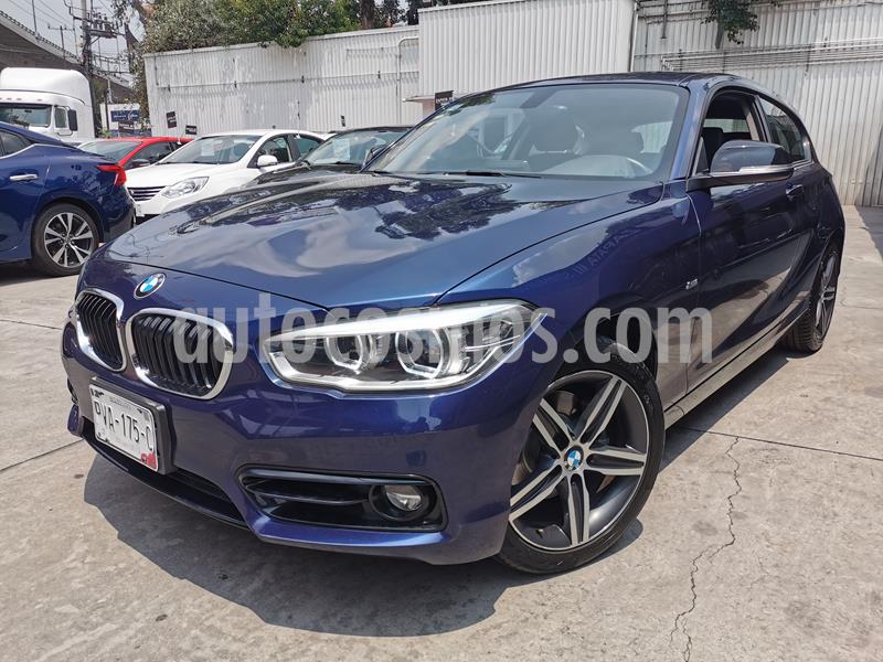 BMW Serie 1 3P 120iA usado (2018) color Azul Medianoche precio $340,000