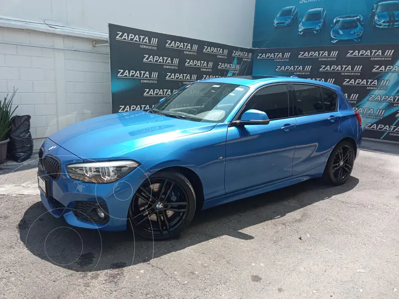 Foto BMW Serie 1 120iA M Sport usado (2019) color Azul Liquido financiado en mensualidades(enganche $129,750 mensualidades desde $12,354)