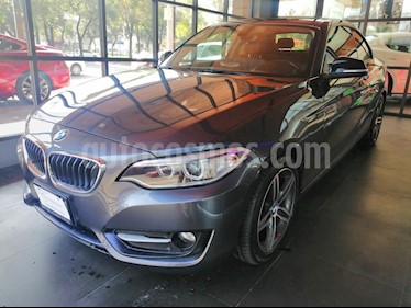 Foto venta Auto usado BMW Serie 2 220iA Sport Line Aut (2016) color Gris Mineral precio $345,000