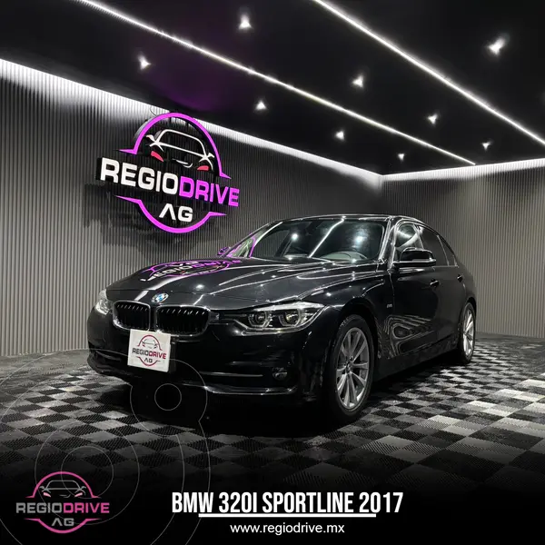 Foto BMW Serie 3 320iA Sport Line usado (2017) color Negro financiado en mensualidades(enganche $108,727 mensualidades desde $6,159)
