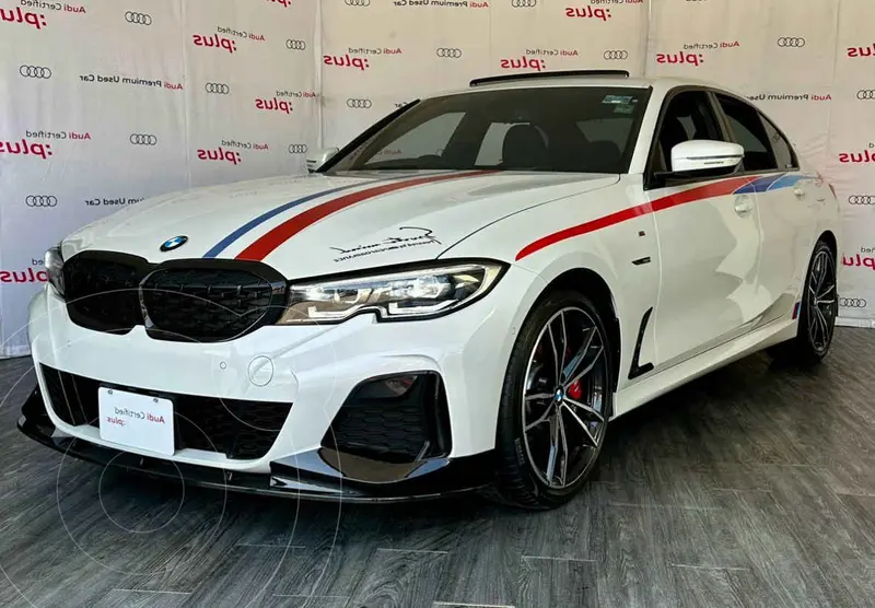 Foto BMW Serie 3 340iA xDrive usado (2022) color Blanco financiado en mensualidades(enganche $279,900 mensualidades desde $12,953)