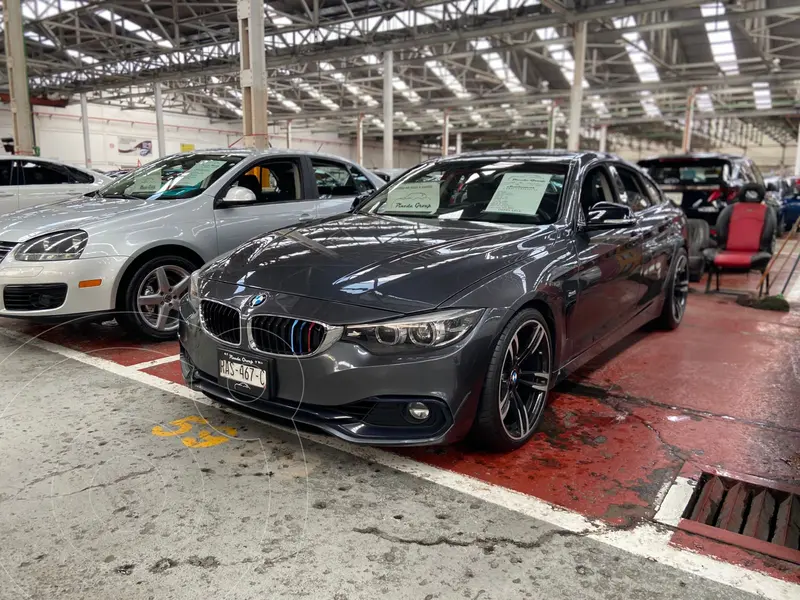 Foto BMW Serie 4 Gran Coupe 420iA Aut usado (2018) color Gris financiado en mensualidades(enganche $125,500 mensualidades desde $9,500)