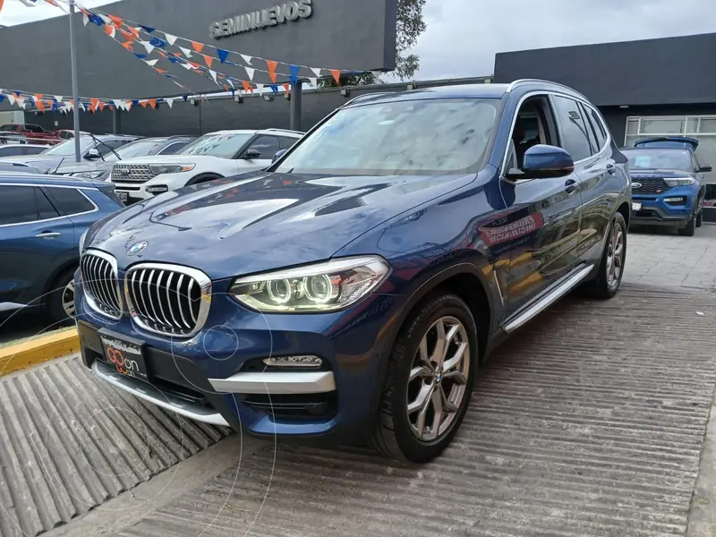 Foto BMW X3 xDrive30iA X Line usado (2019) color Azul financiado en mensualidades(enganche $104,912 mensualidades desde $8,023)