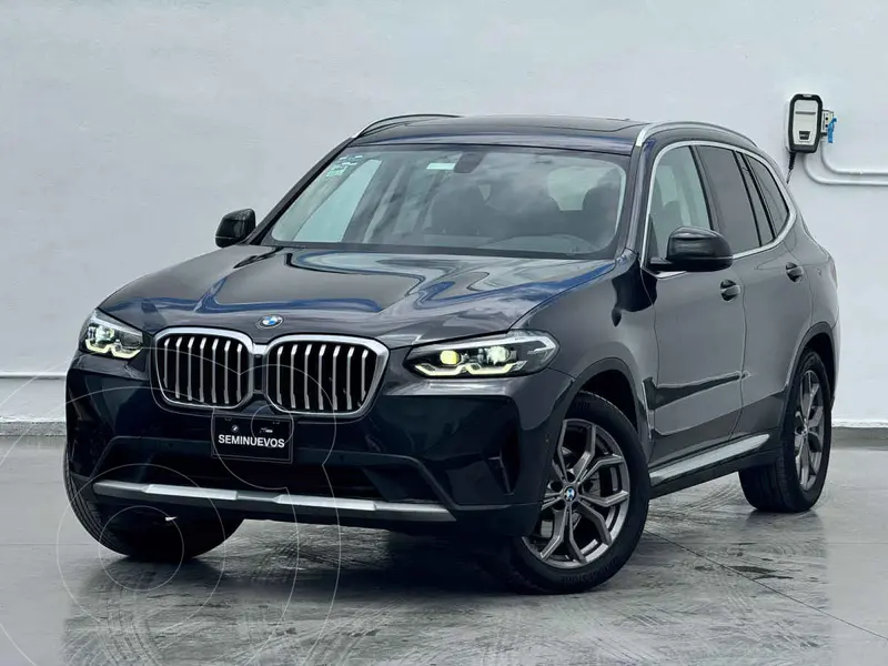 Foto BMW X3 xDrive30i usado (2022) color Negro financiado en mensualidades(enganche $175,780 mensualidades desde $17,341)