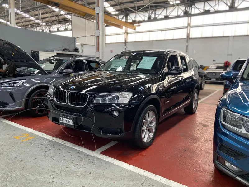 Foto BMW X3 xDrive28iA usado (2014) color Negro financiado en mensualidades(enganche $78,000 mensualidades desde $6,900)