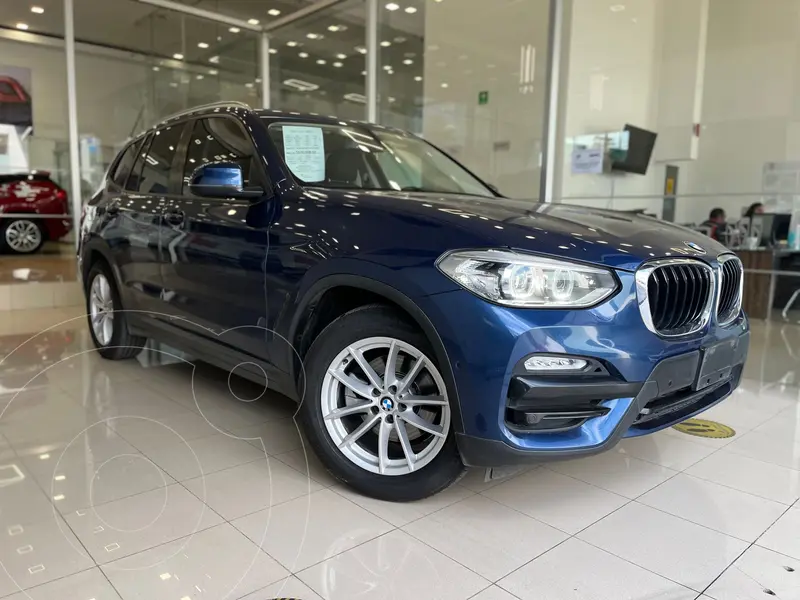 Foto BMW X3 sDrive20iA Executive usado (2019) color Azul financiado en mensualidades(enganche $108,000 mensualidades desde $10,440)