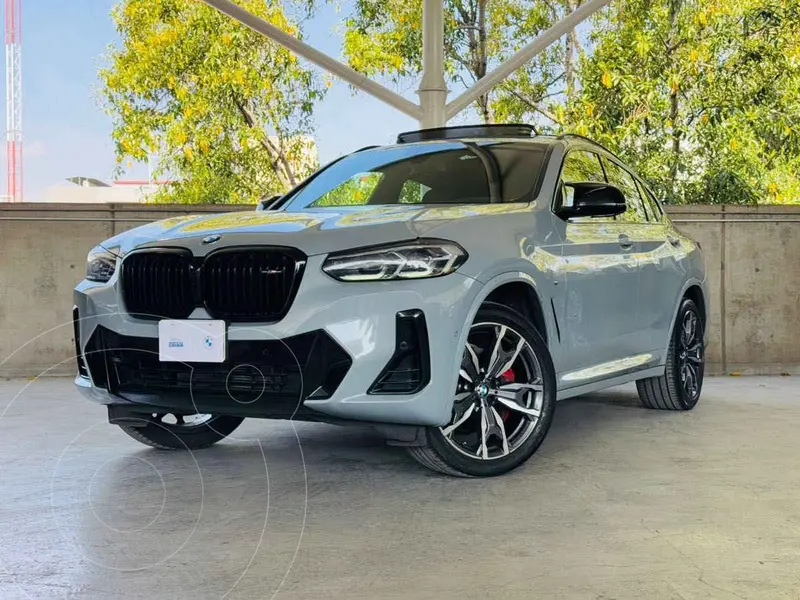 Foto BMW X4 M 3.0L usado (2022) color Gris financiado en mensualidades(enganche $219,780 mensualidades desde $21,681)