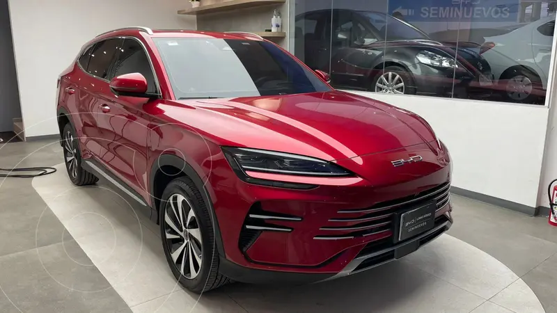 Foto BYD Song Plus DM-i GS usado (2024) color Rojo financiado en mensualidades(enganche $257,070 mensualidades desde $11,044)