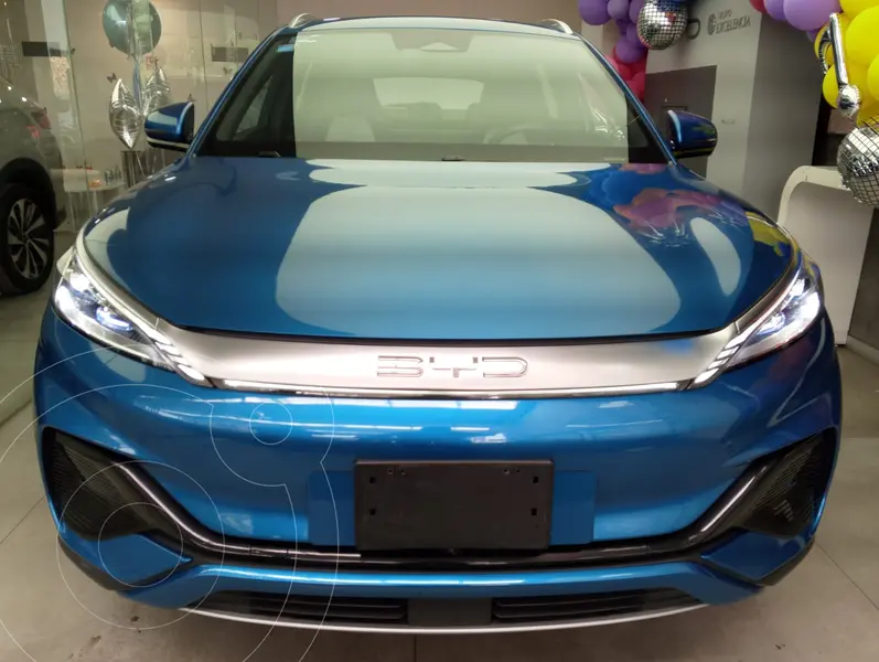 Foto BYD Yuan Plus EV GS 480km usado (2023) color Azul financiado en mensualidades(enganche $60,000 mensualidades desde $12,000)