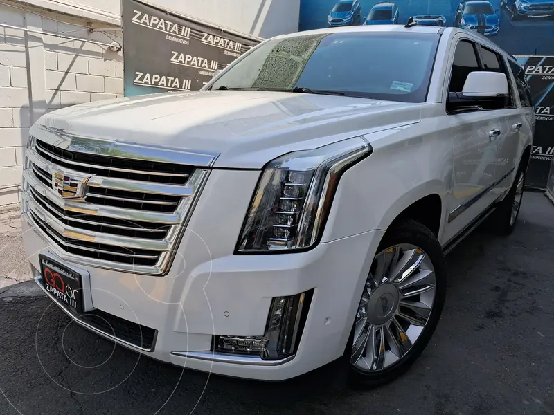 Foto Cadillac Escalade 4x4 Platinum usado (2017) color Blanco financiado en mensualidades(enganche $237,500 mensualidades desde $17,219)