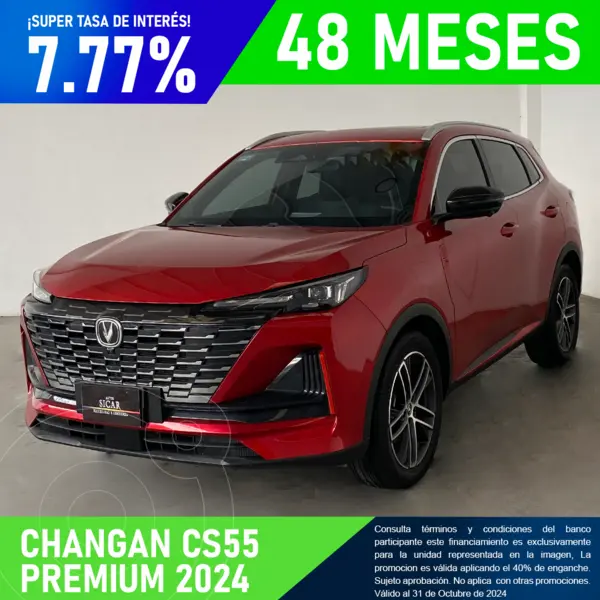 Foto Changan CS55 Plus Premium usado (2024) color Rojo precio $509,000