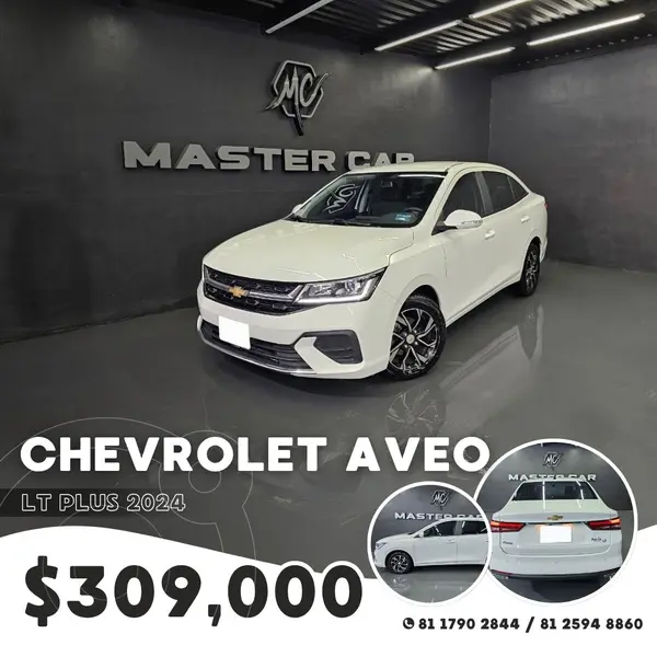 Foto Chevrolet Aveo HB LT Plus usado (2024) color Blanco precio $309,000