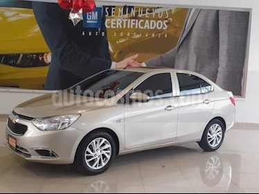 Chevrolet Aveo 4p LT L4/1.6 Man usado (2018) color Beige precio $201,900