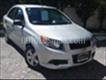 Foto venta Auto usado Chevrolet Aveo LS, Automatico con A/A, con radio (2015) color Plata precio $120,000