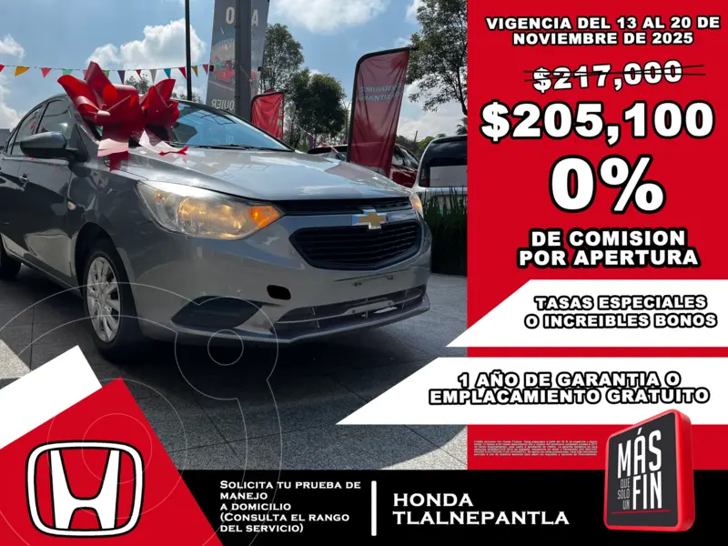 Foto Chevrolet Aveo LS usado (2023) color Gris precio $205,100