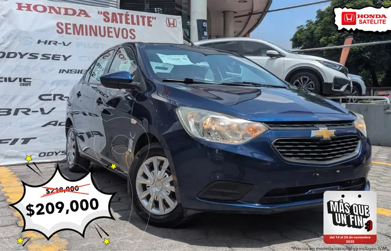 Foto Chevrolet Aveo LS Aut usado (2023) color Azul precio $218,000