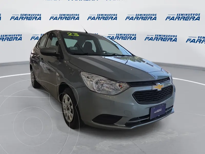 Foto Chevrolet Aveo LS usado (2023) color Gris financiado en mensualidades(enganche $60,950 mensualidades desde $5,055)