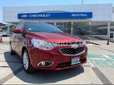 Chevrolet Aveo Paq F usado (2019) color Rojo Merlot precio $205,000