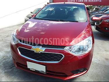 foto Chevrolet Aveo LT usado (2020) color Rojo Cerezo precio $195,000