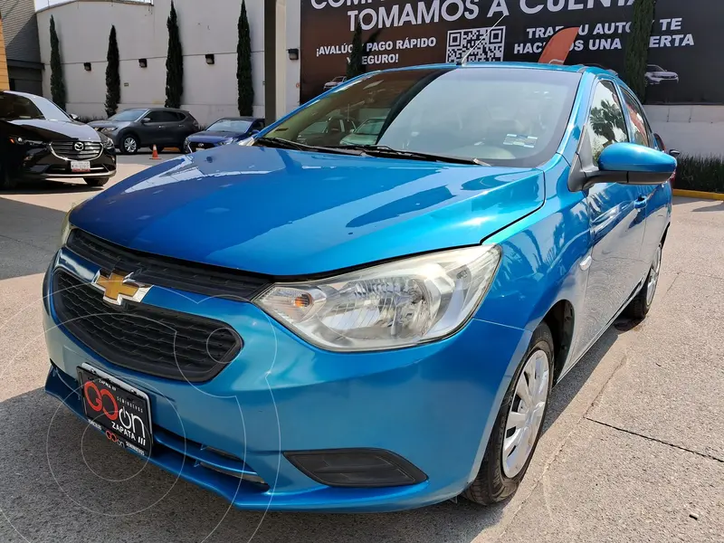Foto Chevrolet Aveo LS usado (2019) color Azul financiado en mensualidades(enganche $51,775 mensualidades desde $3,959)