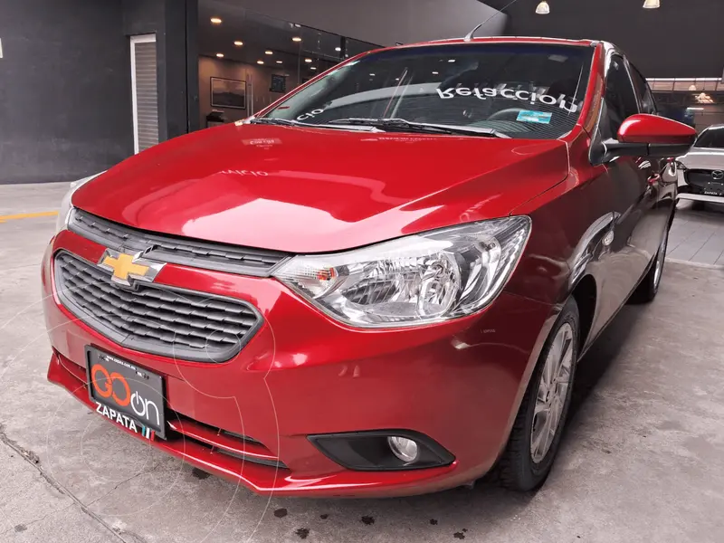 Foto Chevrolet Aveo LT usado (2020) color CHROJO CEREZA precio $165,000