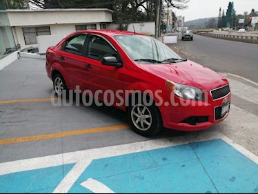 Chevrolet Aveo Paq M usado (2013) color Rojo Victoria precio $93,000