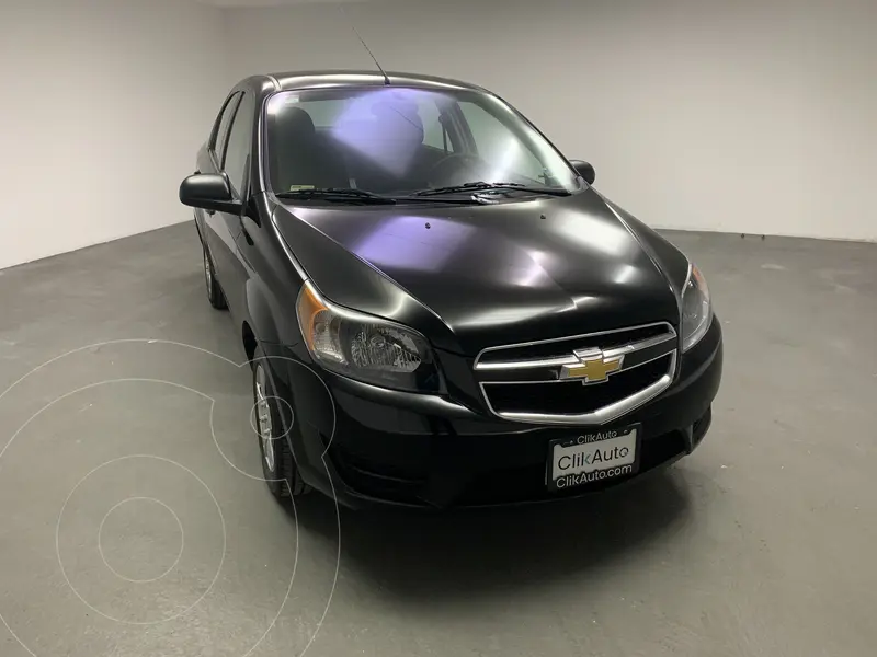Foto Chevrolet Aveo LS usado (2018) color Negro financiado en mensualidades(enganche $28,000 mensualidades desde $5,000)
