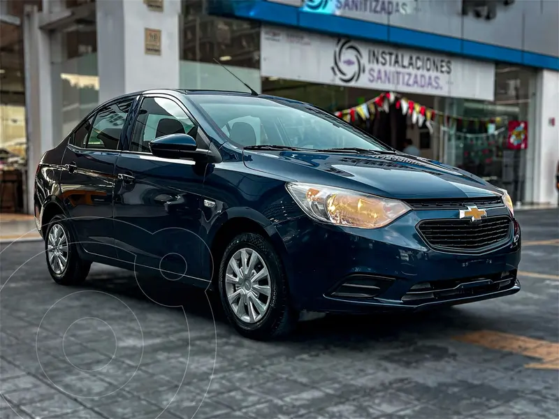 Foto Chevrolet Aveo LS Aut usado (2023) color Azul financiado en mensualidades(enganche $71,583 mensualidades desde $4,769)