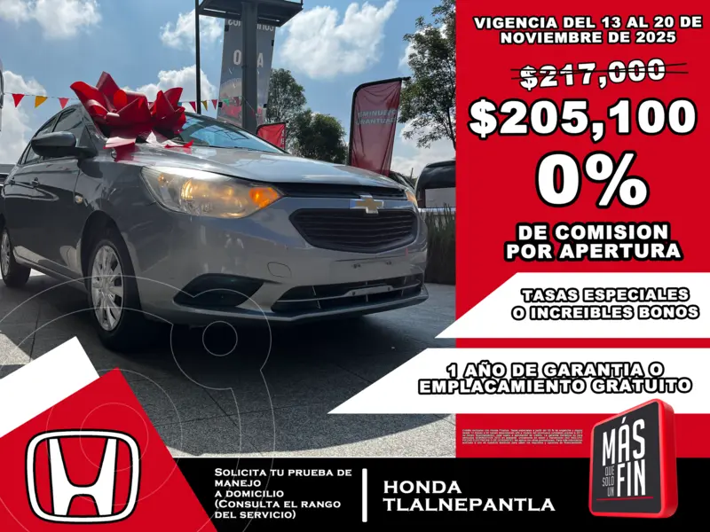 Foto Chevrolet Aveo LS usado (2023) color Gris precio $205,100