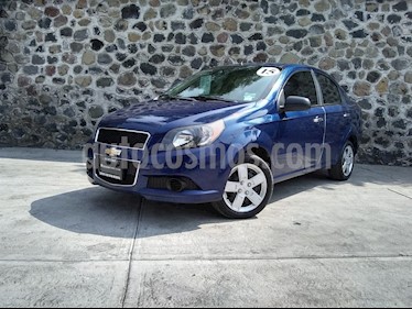 Chevrolet Aveo LT usado (2015) color Azul Metalico precio $135,000