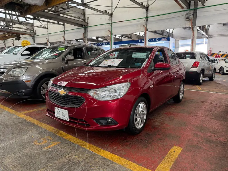 Foto Chevrolet Aveo LT usado (2020) color Rojo Victoria financiado en mensualidades(enganche $46,500 mensualidades desde $4,200)