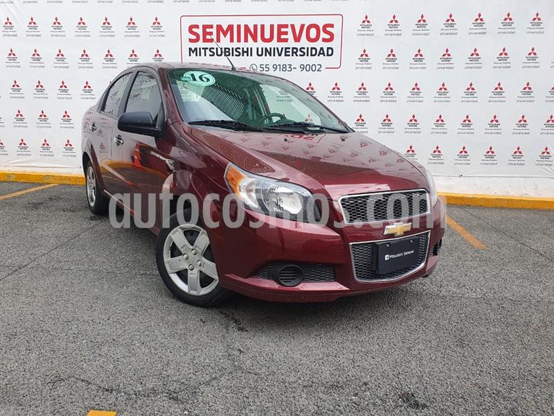 foto Chevrolet Aveo LT usado (2016) color Rojo Tinto precio $130,000