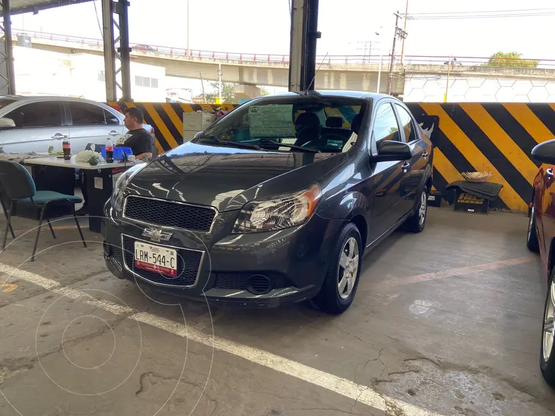 Foto Chevrolet Aveo LS usado (2015) color Gris financiado en mensualidades(enganche $45,000 mensualidades desde $3,500)