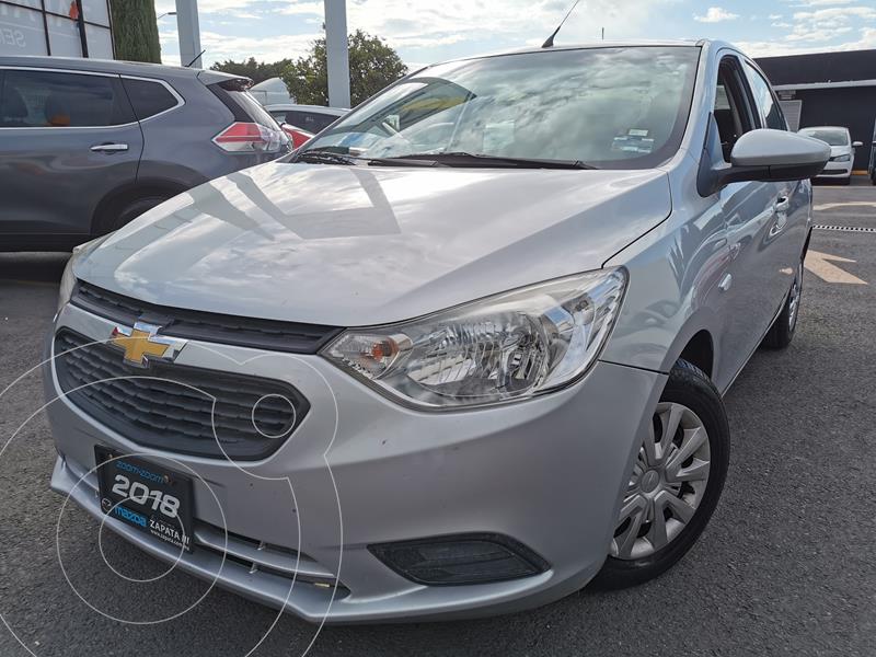 Chevrolet Aveo LS usado (2018) color Plata Brillante precio $160,000