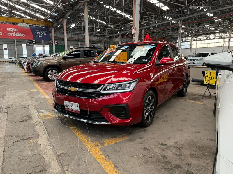 Foto Chevrolet Aveo LT Plus usado (2025) color Rojo Cerezo financiado en mensualidades(enganche $70,000 mensualidades desde $6,300)
