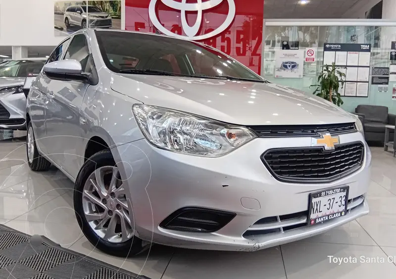 Foto Chevrolet Aveo LS usado (2020) color plateado precio $189,000