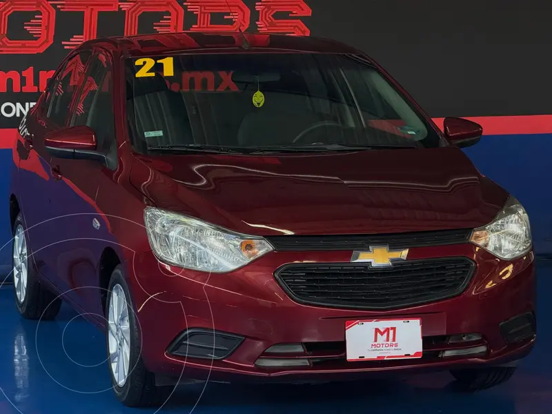 Foto Chevrolet Aveo LT Aut usado (2021) color Rojo Cerezo precio $226,000