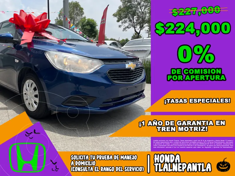 Foto Chevrolet Aveo LS Aut usado (2023) color Azul financiado en mensualidades(enganche $93,632 mensualidades desde $3,940)