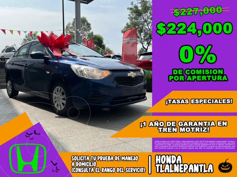 Foto Chevrolet Aveo LS Aut usado (2023) color Azul financiado en mensualidades(enganche $93,632 mensualidades desde $3,940)
