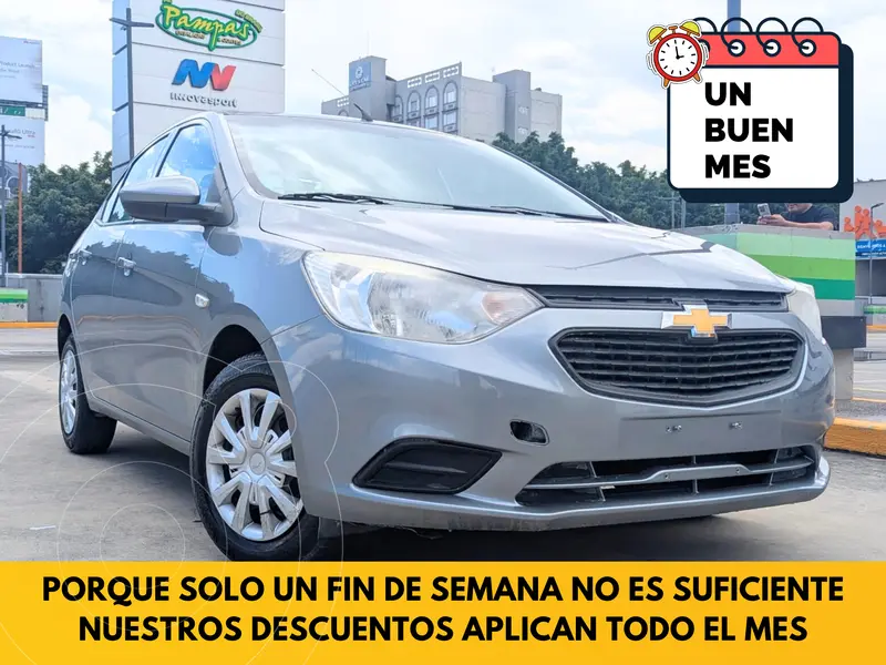 Foto Chevrolet Aveo LS usado (2023) color Gris financiado en mensualidades(enganche $83,516 mensualidades desde $3,588)