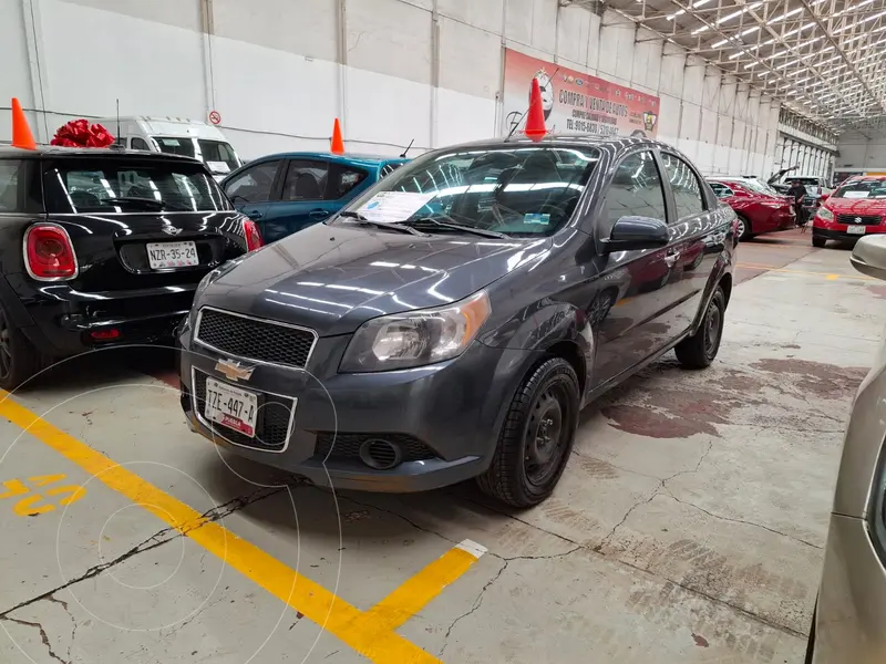 Foto Chevrolet Aveo LT usado (2015) color Gris Oxford financiado en mensualidades(enganche $29,500 mensualidades desde $2,600)