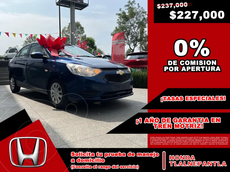 Foto Chevrolet Aveo LS Aut usado (2023) color Azul precio $227,000